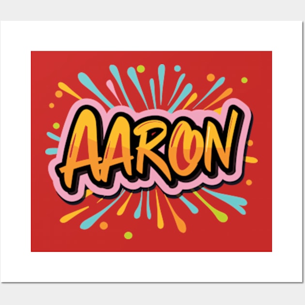 Aaron name Wall Art by StyleTops